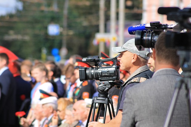 Image of a camera men at an event